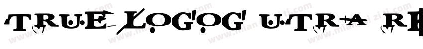 truelogog utra rksjh字体转换